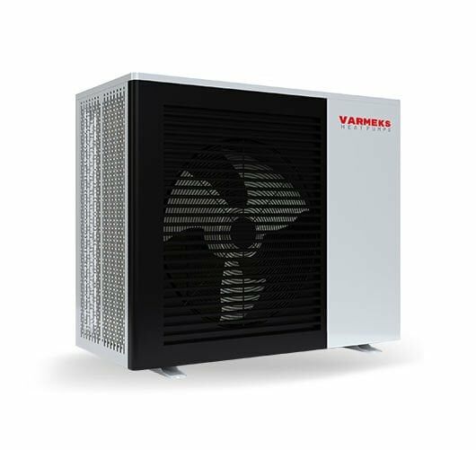 Varmeks - 8 Kw Monoblok İnverter R410 Tek Pervaneli Isı Pompası - Montaj Dahil