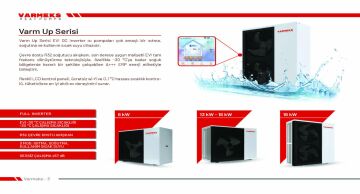 Varmeks - 8 Kw Monoblok İnverter R410 Tek Pervaneli Isı Pompası - Montaj Dahil