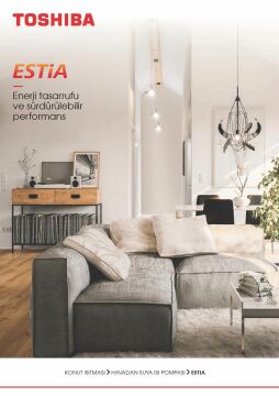 Toshiba Estia - 8 Kw Split İnverter R32 Tek Pervaneli Isı Pompası - Montaj Dahil
