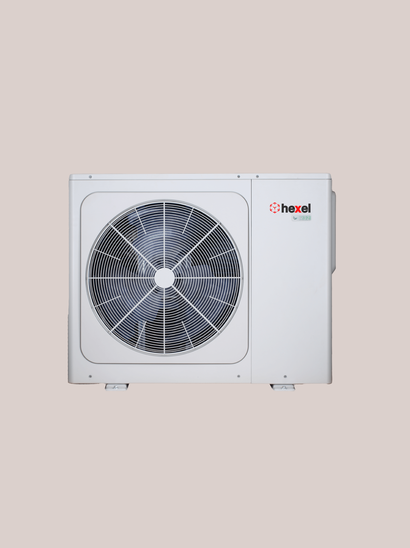 Hexel - 9 Kw Monoblok İnverter R32 Tek Pervaneli Monofaze Isı Pompası - Montaj Dahil