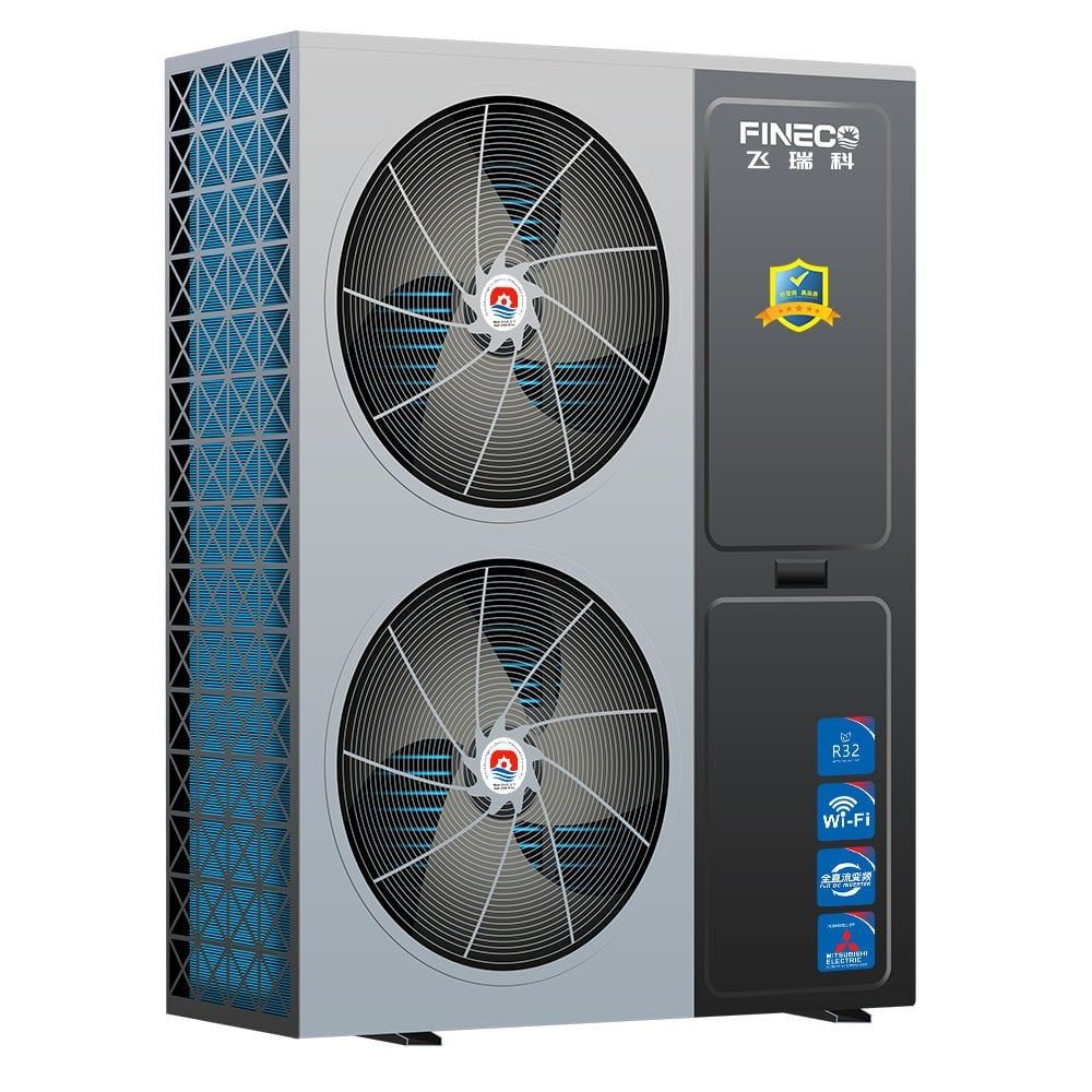 Fineco - 18 Kw Monoblok İnverter R32 Çift Pervaneli Monofaze Isı Pompası - Montaj Dahil